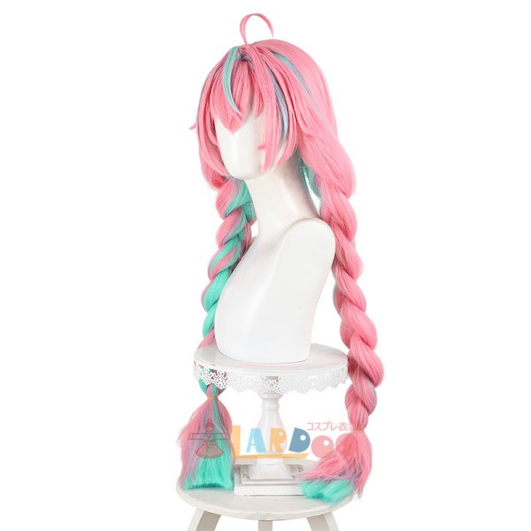 画像6: 原神 Genshin ナタ ヴァレサ-Varesa コスプレウィッグ ネット付き 耐熱かつら (6)