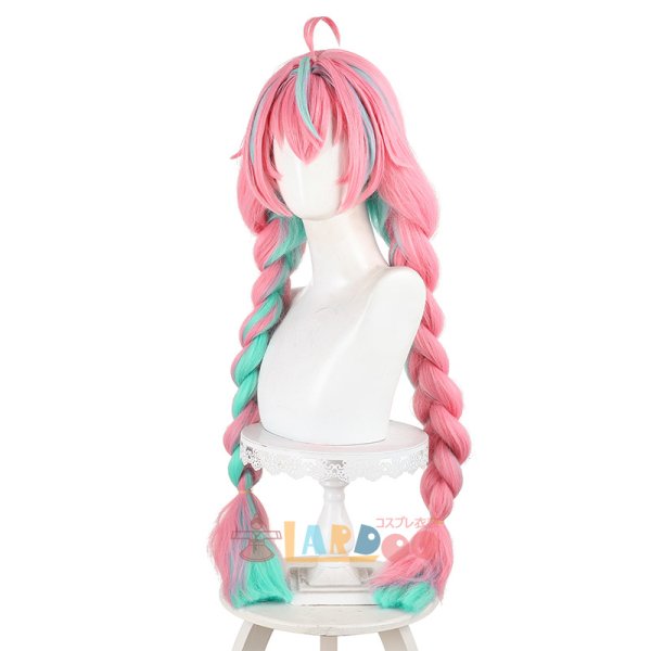 画像7: 原神 Genshin ナタ ヴァレサ-Varesa コスプレウィッグ ネット付き 耐熱かつら (7)