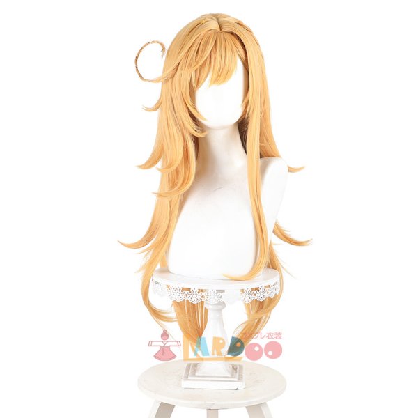画像5: 原神 Genshin フォンテーヌ エスコフィエ Escoffier コスプレウィッグ ネット付き 耐熱かつら (5)