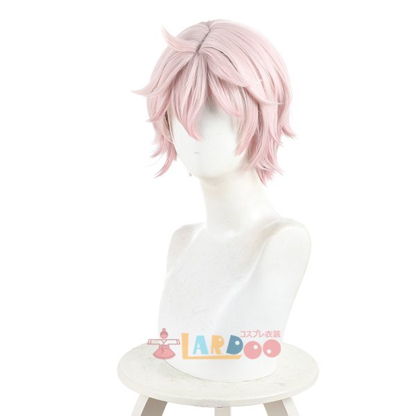 画像3: 原神 Genshin モンド ダリア Dahlia コスプレウィッグ ネット付き 耐熱かつら (3)