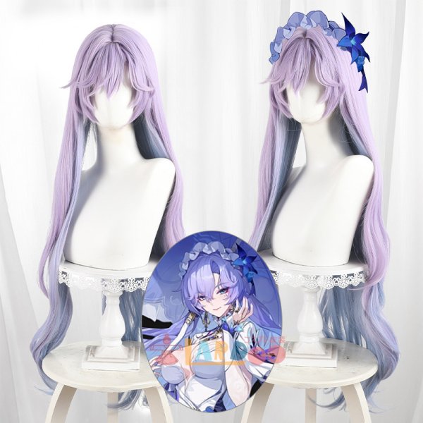 画像1: 鳴潮 メイチョウ Wuthering Waves カンタレラ-Cantarella コスプレウィッグ ネット付き 耐熱かつら (1)