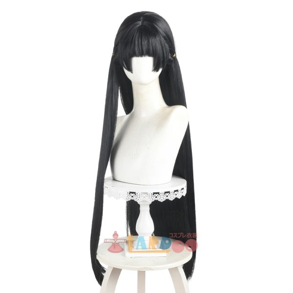 画像2: 鳴潮 メイチョウ Wuthering Waves  千咲  ちさ コスプレウィッグ 未セット ネット付き 耐熱かつら (2)