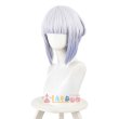 画像2: ロックは淑女の嗜みでして 白矢 環-しらや たまき シロ コスプレウィッグ ネット付き 耐熱かつら (2)