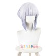 画像5: ロックは淑女の嗜みでして 白矢 環-しらや たまき シロ コスプレウィッグ ネット付き 耐熱かつら (5)