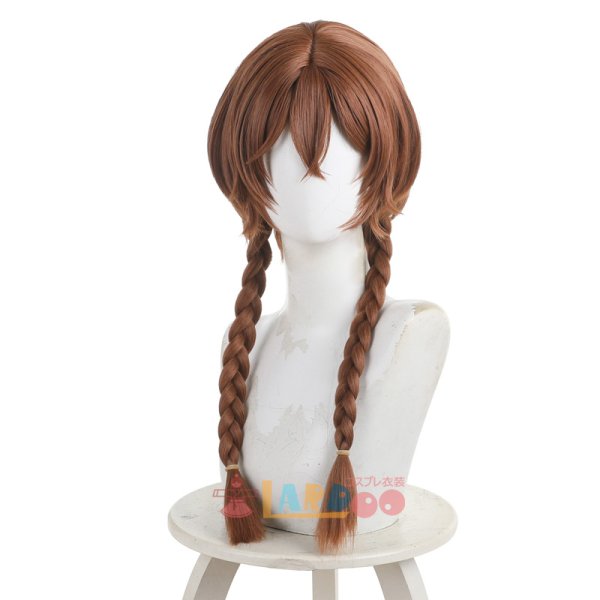 画像2: SANDAサンダ 風尾二胡 コスプレウィッグ 未セット ネット付き 耐熱かつら (2)