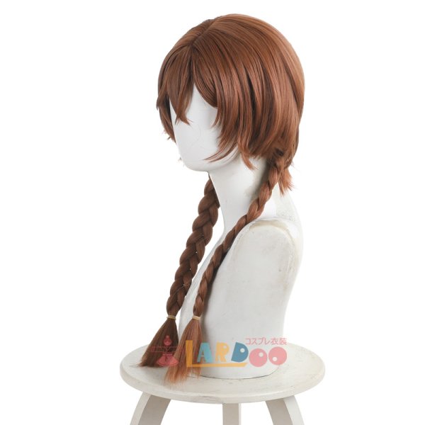 画像3: SANDAサンダ 風尾二胡 コスプレウィッグ 未セット ネット付き 耐熱かつら (3)