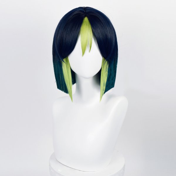 画像2: 原神 Genshin  ティナリ Tighnari  コスプレウィッグ ネット付き 耐熱かつら (2)