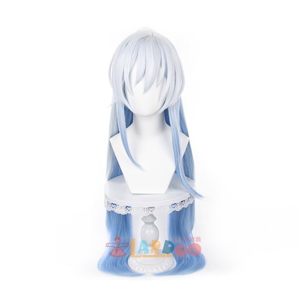 画像2: 崩壊:スターレイル HonkaiStarRail  鏡流 ケイリュウ コスプレウィッグ ネット付き 耐熱かつら (2)
