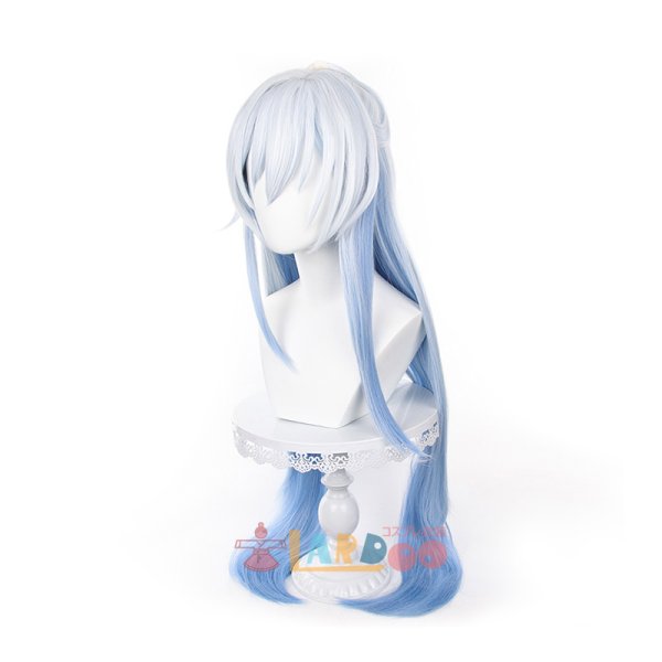 画像3: 崩壊:スターレイル HonkaiStarRail  鏡流 ケイリュウ コスプレウィッグ ネット付き 耐熱かつら (3)