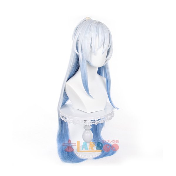 画像4: 崩壊:スターレイル HonkaiStarRail  鏡流 ケイリュウ コスプレウィッグ ネット付き 耐熱かつら (4)