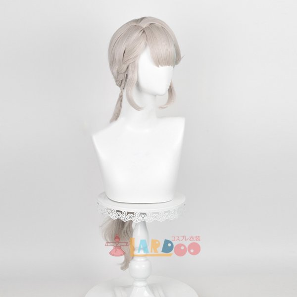画像3: 原神 Genshin リネット Lynetteコスプレウィッグ 未セット ネット付き 耐熱かつら (3)