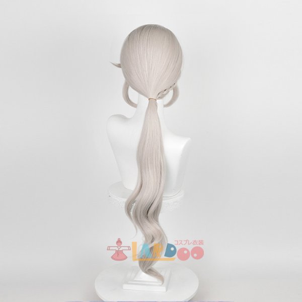 画像4: 原神 Genshin リネット Lynetteコスプレウィッグ 未セット ネット付き 耐熱かつら (4)