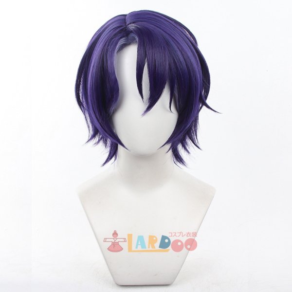 画像2: 崩壊スターレイル HonkaiStarRail Dr.レイシオ Dr.RATIO ベリタス・レイシオ コスプレウィッグ 未セット ネット付き 耐熱かつら (2)