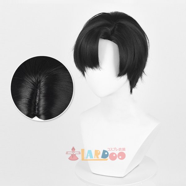 画像4: 恋と深空 Love and Deepspace レイ コスプレウィッグ ネット付き 耐熱かつら (4)