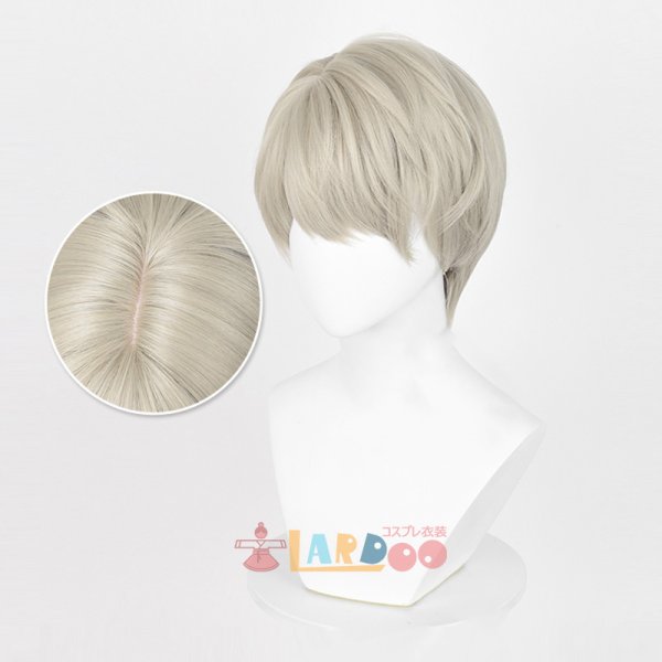 画像4: 恋と深空 Love and Deepspace セイヤ コスプレウィッグ ネット付き 耐熱かつら (4)