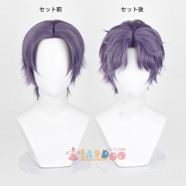 画像8: 恋と深空 Love and Deepspace  ホムラ コスプレウィッグ ネット付き 耐熱かつら (8)