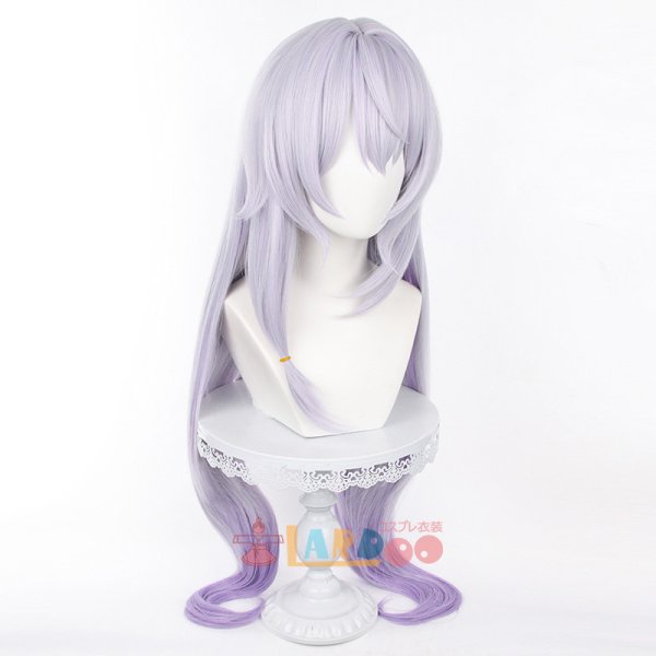 画像4: 崩壊:スターレイル HonkaiStarRail ブラックスワン BlackSwan コスプレウィッグ ネット付き 耐熱かつら (4)