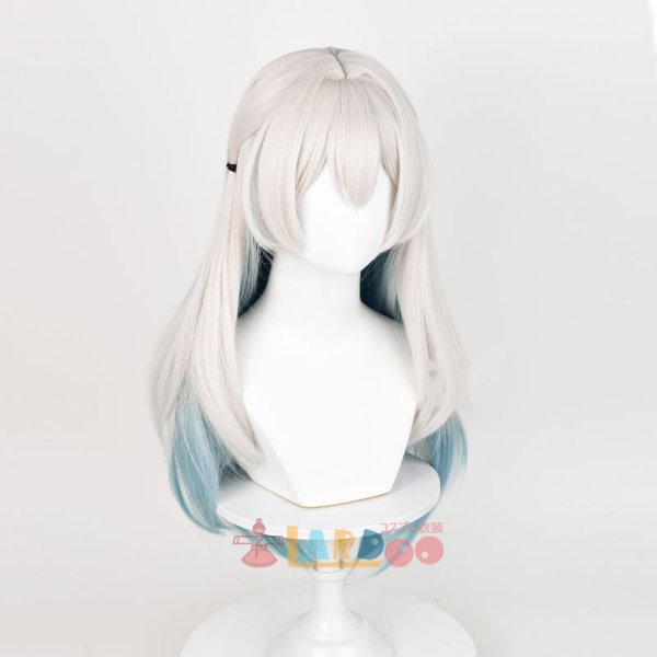 画像3: 崩壊:スターレイル HonkaiStarRail ホタル Firefly コスプレウィッグ ネット付き 耐熱かつら (3)