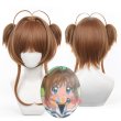 画像1: カードキャプターさくら CARDCAPTOR SAKURA 木之本桜 コスプレウィッグ ネット付き 耐熱かつら (1)