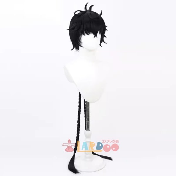 画像3: 鳴潮 メイチョウ Wuthering Waves 男主人公 漂泊者 コスプレウィッグ ネット付き 耐熱かつら (3)