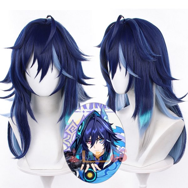 画像1: 原神 Genshin げんしん オロルン-Ororon コスプレウィッグ ネット付き 耐熱かつら (1)