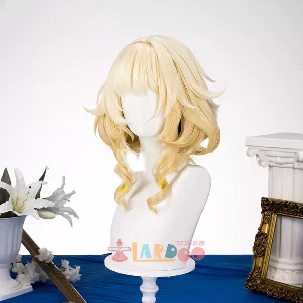 画像3: 崩壊スターレイル HonkaiStarRail アグライア-Aglaea  コスプレウィッグ ネット付き 耐熱かつら (3)