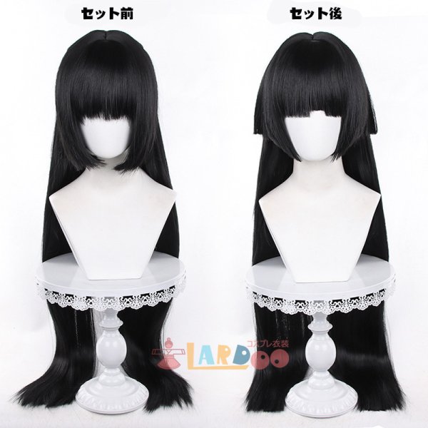 画像6: ゼンレスゾーンゼロ ゼンゼロ アストラ・ヤオ-ASTRA・YAO コスプレウィッグ ブラックVer  ネット付き 耐熱かつら (6)