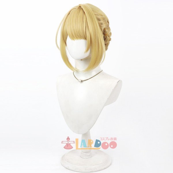 画像2: ゼンレスゾーンゼロ ゼンゼロ ZZZ イヴリン Evelyn  濃色版 コスプレウィッグ ネット付き 耐熱かつら (2)