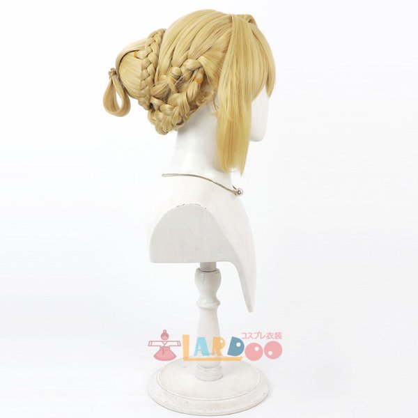 画像3: ゼンレスゾーンゼロ ゼンゼロ ZZZ イヴリン Evelyn  濃色版 コスプレウィッグ ネット付き 耐熱かつら (3)