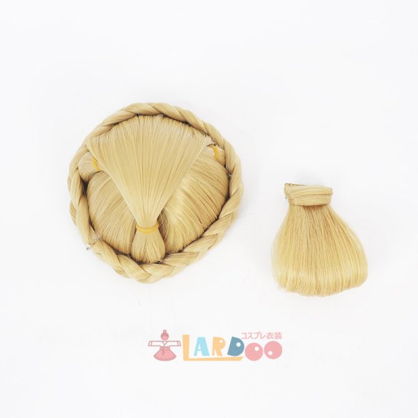 画像5: ゼンレスゾーンゼロ ゼンゼロ ZZZ イヴリン Evelyn  濃色版 コスプレウィッグ ネット付き 耐熱かつら (5)