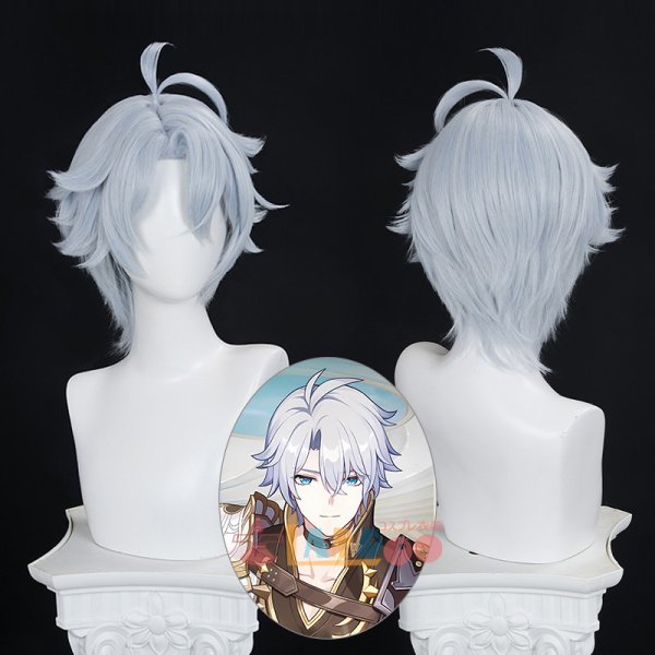画像1: 崩壊:スターレイル HonkaiStarRail ファイノン-Phainoni コスプレウィッグ ネット付き 耐熱かつら (1)