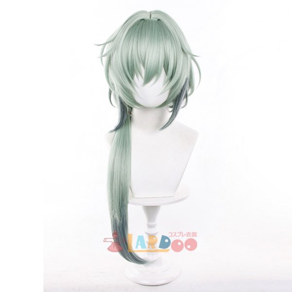 画像5:  崩壊:スターレイル HonkaiStarRail アナイクス-Anaxa コスプレウィッグ ネット付き 耐熱かつら (5)