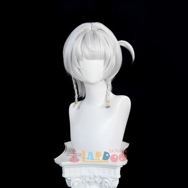 画像2: ゼンレスゾーンゼロ ZZZ ゼンゼロ  0号・アンビー「シルバーソルジャー」コスプレウィッグ ネット付き 耐熱かつら (2)