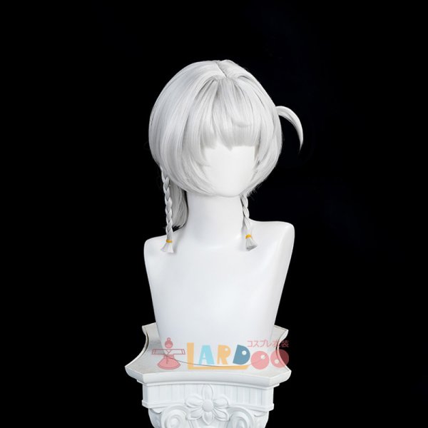 画像4: ゼンレスゾーンゼロ ZZZ ゼンゼロ  0号・アンビー「シルバーソルジャー」コスプレウィッグ ネット付き 耐熱かつら (4)