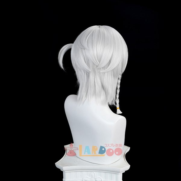 画像5: ゼンレスゾーンゼロ ZZZ ゼンゼロ  0号・アンビー「シルバーソルジャー」コスプレウィッグ ネット付き 耐熱かつら (5)