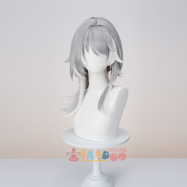 画像2:  崩壊:スターレイル HonkaiStarRail  サフェル  Cipher コスプレウィッグ ネット付き 耐熱かつら (2)