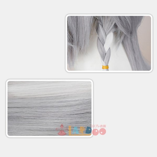 画像5:  崩壊:スターレイル HonkaiStarRail  サフェル  Cipher コスプレウィッグ ネット付き 耐熱かつら (5)