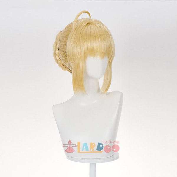 画像9: 【生産停止予定】崩壊:スターレイル×Fate_UBWコラボ  セイバー  Saber コスチューム コスプレ衣装/ウィッグ/靴 (9)