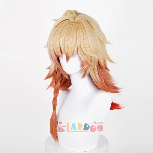 画像3: 崩壊:スターレイル HonkaiStarRail モーディス-Mydei メデイモス-Mydeimos コスプレウィッグ ネット付き 耐熱かつら (3)