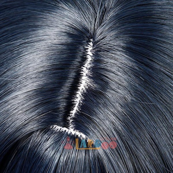 画像5: 原神 Genshin 璃月 藍硯 らんやん コスプレウィッグ 未セット ネット付き 耐熱かつら (5)