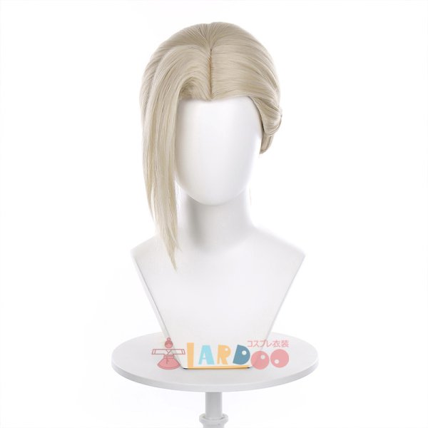 画像2: 羅小黒戦記２ ロシャオヘイセンキ ルーイエ 師姉 鹿野 コスプレウィッグ ネット付き 耐熱かつら (2)