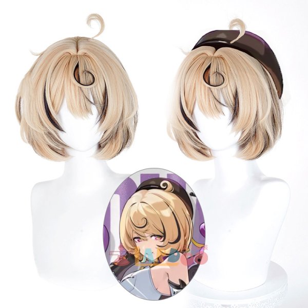 画像1: ゼンレスゾーンゼロ ゼンゼロ イドリー Yidhari コスプレウィッグ 未セット ネット付き 耐熱かつら (1)