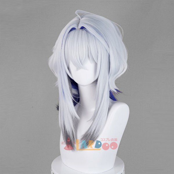 画像2: 鳴潮 メイチョウ Wuthering Waves  ガルブレーナ Galbrena コスプレウィッグ 未セット ネット付き 耐熱かつら (2)