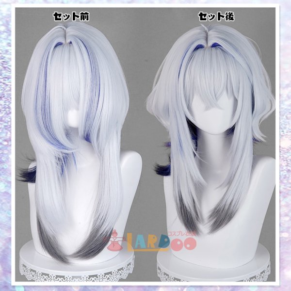画像6: 鳴潮 メイチョウ Wuthering Waves  ガルブレーナ Galbrena コスプレウィッグ 未セット ネット付き 耐熱かつら (6)