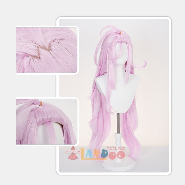 画像5: 原神 Genshin アイノ  Aino コスプレウィッグ 未セット ネット付き 耐熱かつら (5)