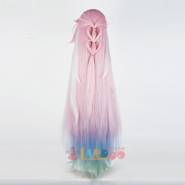 画像4: 崩壊スターレイル HonkaiStarRail キュレネ（記憶・氷）コスプレウィッグ タイプA 未セット ネット付き 耐熱かつら (4)