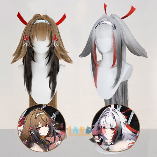 画像1: ゼンレスゾーンゼロ ZZZ ゼンゼロ 葉瞬光 よう しゅんこう コスプレウィッグ 白Ver 未セット ネット付き 耐熱かつら (1)