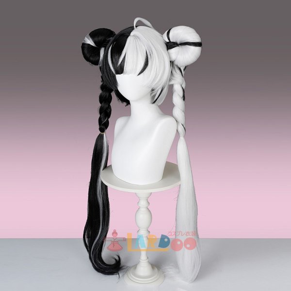 画像3: ゼンレスゾーンゼロ ゼンゼロ ZZZ ダイアリン Dialyn コスプレウィッグ 未セット ネット付き 耐熱かつら (3)