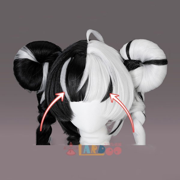 画像5: ゼンレスゾーンゼロ ゼンゼロ ZZZ ダイアリン Dialyn コスプレウィッグ 未セット ネット付き 耐熱かつら (5)