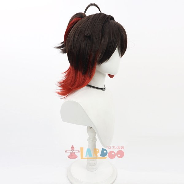 画像4: 原神 Genshin げんしん 嘉明  ガミン コスプレウィッグ 未セット ネット付き 耐熱かつら (4)